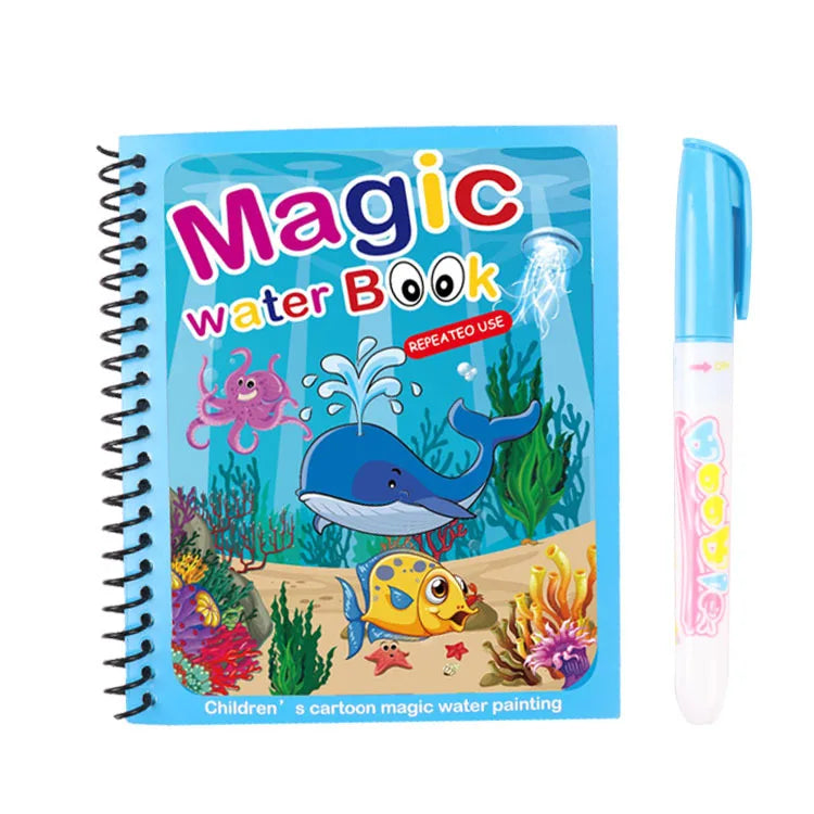Livros Mágicos de Desenho Aquático para Crianças